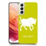 שור כיסוי מגן קשיח בעיצוב אישי עם השם שלך ל Samsung Galaxy S21 5G יחידה אחת סקרין מובייל