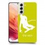 סקִי כיסוי מגן קשיח בעיצוב אישי עם השם שלך ל Samsung Galaxy S21 5G יחידה אחת סקרין מובייל