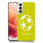 כדורגל - כדור כיסוי מגן קשיח בעיצוב אישי עם השם שלך ל Samsung Galaxy S21 5G יחידה אחת סקרין מובייל