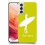 גלישה כיסוי מגן קשיח בעיצוב אישי עם השם שלך ל Samsung Galaxy S21 5G יחידה אחת סקרין מובייל