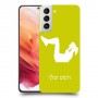 אימון ספורט - אישה כיסוי מגן קשיח בעיצוב אישי עם השם שלך ל Samsung Galaxy S21 5G יחידה אחת סקרין מובייל