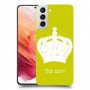 כתר מלכותי כיסוי מגן קשיח בעיצוב אישי עם השם שלך ל Samsung Galaxy S21 5G יחידה אחת סקרין מובייל