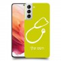 רופא סטטוסקופ כיסוי מגן קשיח בעיצוב אישי עם השם שלך ל Samsung Galaxy S21 5G יחידה אחת סקרין מובייל