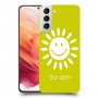 שמש כיסוי מגן קשיח בעיצוב אישי עם השם שלך ל Samsung Galaxy S21 5G יחידה אחת סקרין מובייל