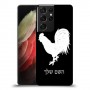 תרנגול כיסוי מגן קשיח בעיצוב אישי עם השם שלך ל Samsung Galaxy S21 Ultra 5G יחידה אחת סקרין מובייל