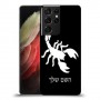 עקרב כיסוי מגן קשיח בעיצוב אישי עם השם שלך ל Samsung Galaxy S21 Ultra 5G יחידה אחת סקרין מובייל