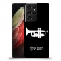 חצוצרה כיסוי מגן קשיח בעיצוב אישי עם השם שלך ל Samsung Galaxy S21 Ultra 5G יחידה אחת סקרין מובייל