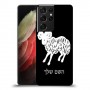 טלה כיסוי מגן קשיח בעיצוב אישי עם השם שלך ל Samsung Galaxy S21 Ultra 5G יחידה אחת סקרין מובייל