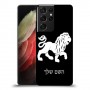אריה כיסוי מגן קשיח בעיצוב אישי עם השם שלך ל Samsung Galaxy S21 Ultra 5G יחידה אחת סקרין מובייל