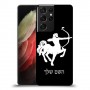 קשת כיסוי מגן קשיח בעיצוב אישי עם השם שלך ל Samsung Galaxy S21 Ultra 5G יחידה אחת סקרין מובייל
