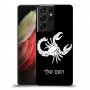עקרב כיסוי מגן קשיח בעיצוב אישי עם השם שלך ל Samsung Galaxy S21 Ultra 5G יחידה אחת סקרין מובייל