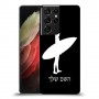 גלישה כיסוי מגן קשיח בעיצוב אישי עם השם שלך ל Samsung Galaxy S21 Ultra 5G יחידה אחת סקרין מובייל