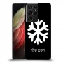שלג כיסוי מגן קשיח בעיצוב אישי עם השם שלך ל Samsung Galaxy S21 Ultra 5G יחידה אחת סקרין מובייל