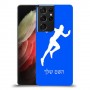 רץ כיסוי מגן קשיח בעיצוב אישי עם השם שלך ל Samsung Galaxy S21 Ultra 5G יחידה אחת סקרין מובייל