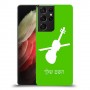 כינור כיסוי מגן קשיח בעיצוב אישי עם השם שלך ל Samsung Galaxy S21 Ultra 5G יחידה אחת סקרין מובייל