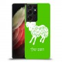 טלה כיסוי מגן קשיח בעיצוב אישי עם השם שלך ל Samsung Galaxy S21 Ultra 5G יחידה אחת סקרין מובייל