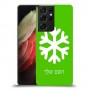שלג כיסוי מגן קשיח בעיצוב אישי עם השם שלך ל Samsung Galaxy S21 Ultra 5G יחידה אחת סקרין מובייל
