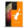 כינור כיסוי מגן קשיח בעיצוב אישי עם השם שלך ל Samsung Galaxy S21 Ultra 5G יחידה אחת סקרין מובייל