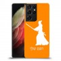 סמוראי כיסוי מגן קשיח בעיצוב אישי עם השם שלך ל Samsung Galaxy S21 Ultra 5G יחידה אחת סקרין מובייל