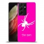 עכביש כיסוי מגן קשיח בעיצוב אישי עם השם שלך ל Samsung Galaxy S21 Ultra 5G יחידה אחת סקרין מובייל