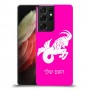 גדי כיסוי מגן קשיח בעיצוב אישי עם השם שלך ל Samsung Galaxy S21 Ultra 5G יחידה אחת סקרין מובייל