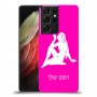 בתולה כיסוי מגן קשיח בעיצוב אישי עם השם שלך ל Samsung Galaxy S21 Ultra 5G יחידה אחת סקרין מובייל