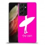 גלישה כיסוי מגן קשיח בעיצוב אישי עם השם שלך ל Samsung Galaxy S21 Ultra 5G יחידה אחת סקרין מובייל