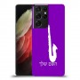 סקספון כיסוי מגן קשיח בעיצוב אישי עם השם שלך ל Samsung Galaxy S21 Ultra 5G יחידה אחת סקרין מובייל