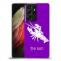 סרטן כיסוי מגן קשיח בעיצוב אישי עם השם שלך ל Samsung Galaxy S21 Ultra 5G יחידה אחת סקרין מובייל