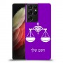 מאזניים כיסוי מגן קשיח בעיצוב אישי עם השם שלך ל Samsung Galaxy S21 Ultra 5G יחידה אחת סקרין מובייל