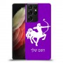 קשת כיסוי מגן קשיח בעיצוב אישי עם השם שלך ל Samsung Galaxy S21 Ultra 5G יחידה אחת סקרין מובייל