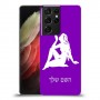 בתולה כיסוי מגן קשיח בעיצוב אישי עם השם שלך ל Samsung Galaxy S21 Ultra 5G יחידה אחת סקרין מובייל