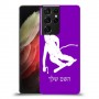 סקִי כיסוי מגן קשיח בעיצוב אישי עם השם שלך ל Samsung Galaxy S21 Ultra 5G יחידה אחת סקרין מובייל