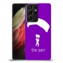 צניחה חופשית כיסוי מגן קשיח בעיצוב אישי עם השם שלך ל Samsung Galaxy S21 Ultra 5G יחידה אחת סקרין מובייל