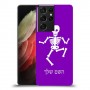 שלד כיסוי מגן קשיח בעיצוב אישי עם השם שלך ל Samsung Galaxy S21 Ultra 5G יחידה אחת סקרין מובייל