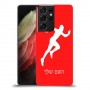 רץ כיסוי מגן קשיח בעיצוב אישי עם השם שלך ל Samsung Galaxy S21 Ultra 5G יחידה אחת סקרין מובייל