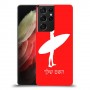 גלישה כיסוי מגן קשיח בעיצוב אישי עם השם שלך ל Samsung Galaxy S21 Ultra 5G יחידה אחת סקרין מובייל