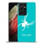 עכביש כיסוי מגן קשיח בעיצוב אישי עם השם שלך ל Samsung Galaxy S21 Ultra 5G יחידה אחת סקרין מובייל