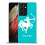קשת כיסוי מגן קשיח בעיצוב אישי עם השם שלך ל Samsung Galaxy S21 Ultra 5G יחידה אחת סקרין מובייל