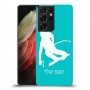 סקִי כיסוי מגן קשיח בעיצוב אישי עם השם שלך ל Samsung Galaxy S21 Ultra 5G יחידה אחת סקרין מובייל