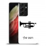 חצוצרה כיסוי מגן קשיח בעיצוב אישי עם השם שלך ל Samsung Galaxy S21 Ultra 5G יחידה אחת סקרין מובייל
