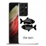 דגים כיסוי מגן קשיח בעיצוב אישי עם השם שלך ל Samsung Galaxy S21 Ultra 5G יחידה אחת סקרין מובייל