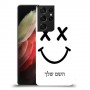 סמיילי כיסוי מגן קשיח בעיצוב אישי עם השם שלך ל Samsung Galaxy S21 Ultra 5G יחידה אחת סקרין מובייל