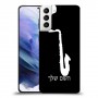 סקספון כיסוי מגן קשיח בעיצוב אישי עם השם שלך ל Samsung Galaxy S21+ 5G יחידה אחת סקרין מובייל