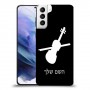 כינור כיסוי מגן קשיח בעיצוב אישי עם השם שלך ל Samsung Galaxy S21+ 5G יחידה אחת סקרין מובייל