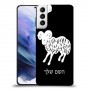 טלה כיסוי מגן קשיח בעיצוב אישי עם השם שלך ל Samsung Galaxy S21+ 5G יחידה אחת סקרין מובייל
