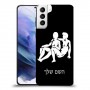 תאומים כיסוי מגן קשיח בעיצוב אישי עם השם שלך ל Samsung Galaxy S21+ 5G יחידה אחת סקרין מובייל