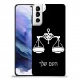 מאזניים כיסוי מגן קשיח בעיצוב אישי עם השם שלך ל Samsung Galaxy S21+ 5G יחידה אחת סקרין מובייל