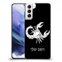עקרב כיסוי מגן קשיח בעיצוב אישי עם השם שלך ל Samsung Galaxy S21+ 5G יחידה אחת סקרין מובייל