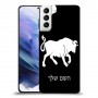 שור כיסוי מגן קשיח בעיצוב אישי עם השם שלך ל Samsung Galaxy S21+ 5G יחידה אחת סקרין מובייל